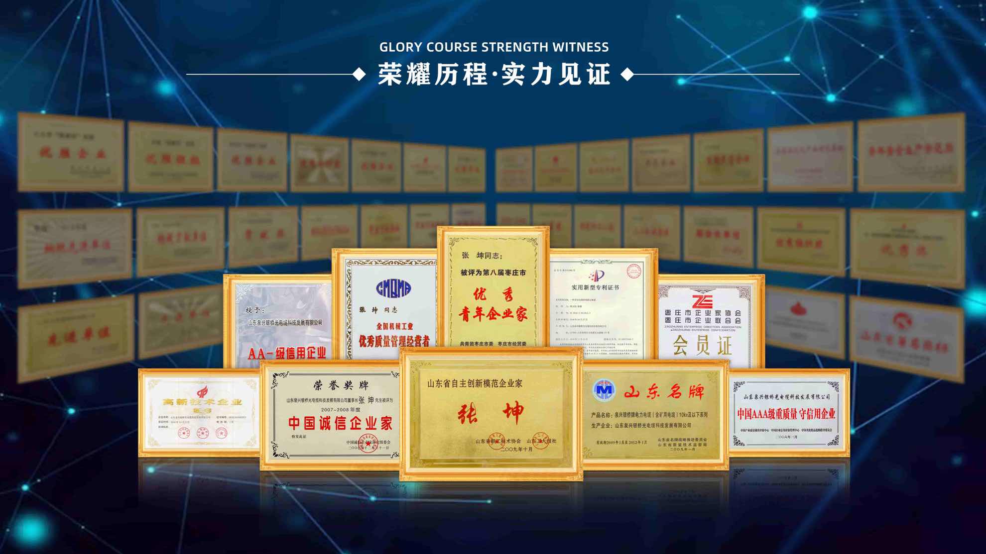 荣耀历程 • 实力见证